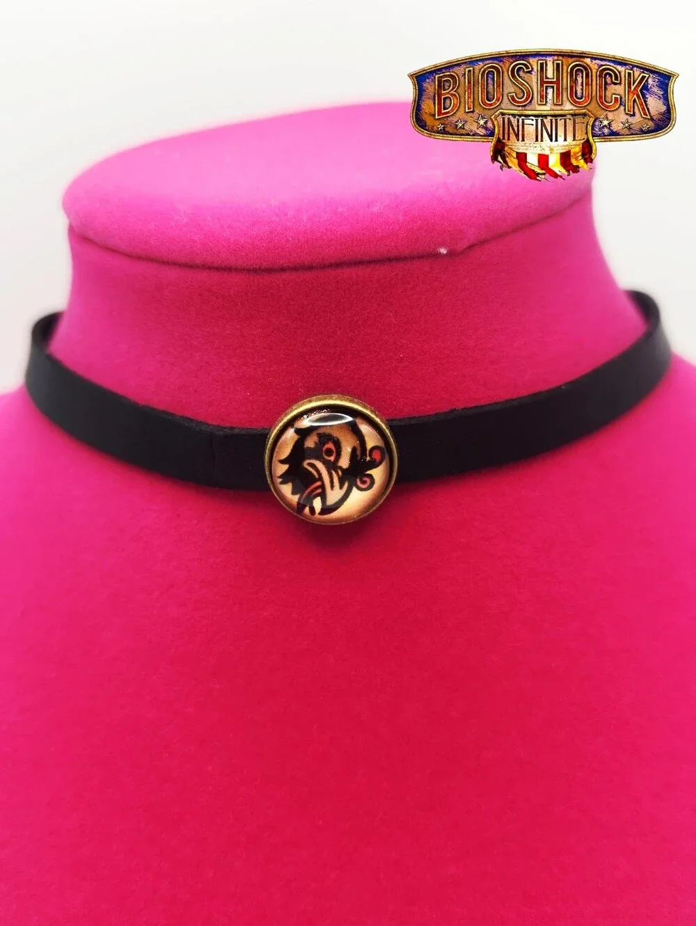 Bioshock Murder Of Crows Choker Cosplay - Bioshock Necklace